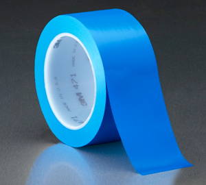 3M VINYL 471 BLUE MARKING TAPE  1" X 36 YDS