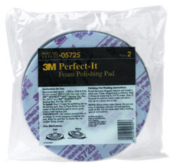 3M PERFECT-IT FOAM POLISHING PAD 8" HOOK & LOOP 2 PER BAG
