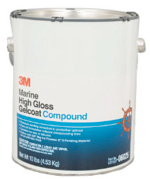 3M MARINE HIGH GLOSS GELCOAT COMPOUND GALLON