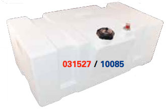 MOELLER FUEL TANK TOPSIDE WHITE FITS BOSTON WHALER 18 GALLON