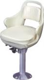 TODD CHAIR HELMSMAN SLIDER WITH 15" ALUM PEDESTAL