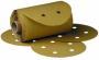 3M STIKIT GOLD 6" SANDING DISC DUST FREE 216U HOLES P320 GRIT ROLL OF 175
