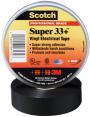 3M SCOTCH 33+ SUPER VINYL ELECTRICAL TAPE BLACK 3/4"X 52'