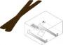 MOELLER TANK MOUNTING STRIPS SELF ADHESIVE 2" X 30" (BY PAIR)