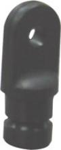 EYE END INSIDE 3/4" BLACK