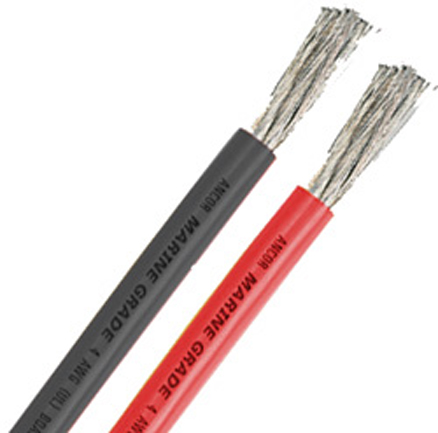 ANCOR 118510 BATTERY CABLE 3/0 RED TINNED (100'/SPOOL)