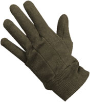 GLOVE JERSEY BROWN 100% COTTON (PAIR OR DOZ)