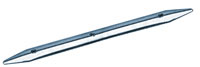 RUB STRAKE HALF OVAL HOLLOW BACK STAINLESS STEEL (316)