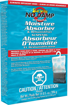 STAR BRITE&reg; NO DAMP HANGING MOISTURE ABSORBER & DEHUMIDIFIER 14 OZ