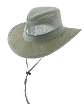 HAT DORFMAN PACIFIC MEN NYLON KHAKI