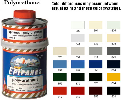 EPIFANES POLY-URETHANE 2-PART PAINT 750ML