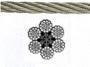 WIRE ROPE GALV 6X37 .50 1/2"STEEL CORE (BY/FOOT)