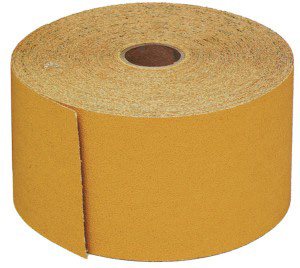 3M STIKIT GOLD SANDPAPER P320 GRIT 2.75"X 45 YARD ROLL