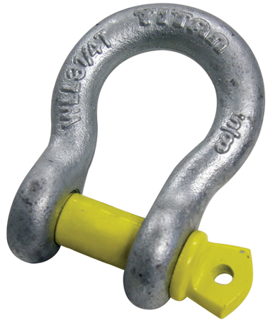 ACCO PEER-LIFT ANCHOR SHACKLE 1-3/4" GALVANIZED IMPORTED WLL 50,000LBS