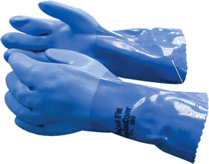 ATLAS GLOVE SUPER FLEX RUBBER TRIPLE DIPPED BLUE (PAIR, DOZEN OR CASE/72)