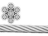 WIRE ROPE SS 7 X 19 STRANDS (BY / FOOT OR 250' REEL)
