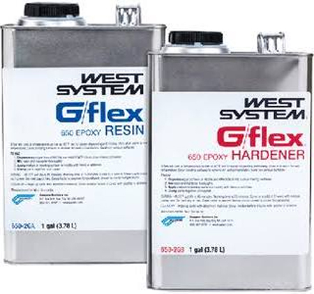 WEST SYSTEM&reg; G/FLEX&reg; 650 TOUGHENED EPOXY 2-PART ADHESIVE KIT 2 GAL