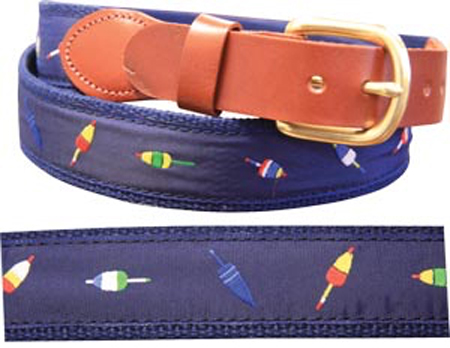 BELT LOBSTER BUOYS 1.25" WEB W/TABS & MOTIF