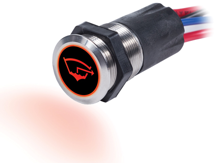 15A BACKLIT PUSH BUTTON SWITCH OFF-ON