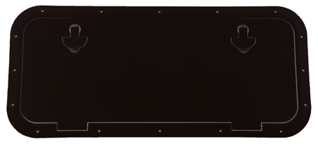 BOMAR GRAY SERIES BLACK LOW-PROFILE T-HANDLE INSPECTION HATCH