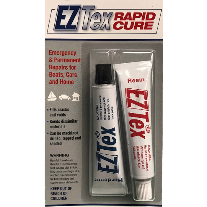 PETTIT PAINT EZ-TEX RAPID CURE MARINE EPOXY REPAIR COMPOUND 2 OZ