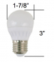 SCANDVIK LED REPLACEMENT BULBS 270 LUMEN WARM WHITE 12/24 VOLT 3 WATTS