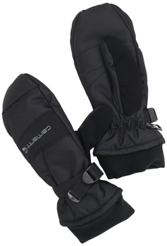 GLOVE CARHARTT BLACK MITTEN POLYTEX W/FLEECE CUFF