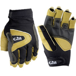 GILL GLOVE SHORT FINGER PRO BLACK #7443