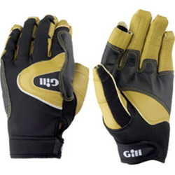 GILL PRO GLOVES LONG FINGER BLACK/YELLOW