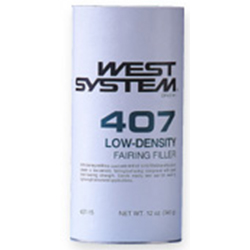 WEST SYSTEM&reg; 407 LOW DENSITY FARING FILLER RED/BROWN 12 OZ