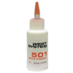 WEST SYSTEM&reg; 501 WHITE PIGMENT 4 OZ BOTTLE