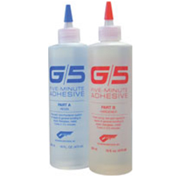 WEST SYSTEM&reg; G/5&reg; FIVE-MINUTE ADHESIVE 2 PART KIT 32 OZ