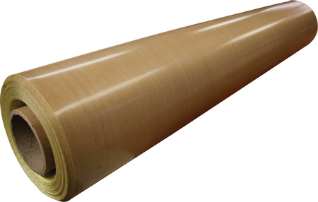 PTFE COATED TAPE WITH ADHESIVE BACK.  3MIL THICK (36 YARD ROLL)