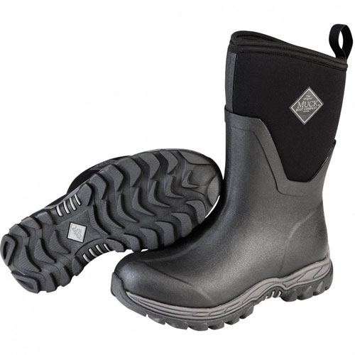 MUCK BOOT WOMENS ARCTIC SPORT II MID BLACK SIZE 6