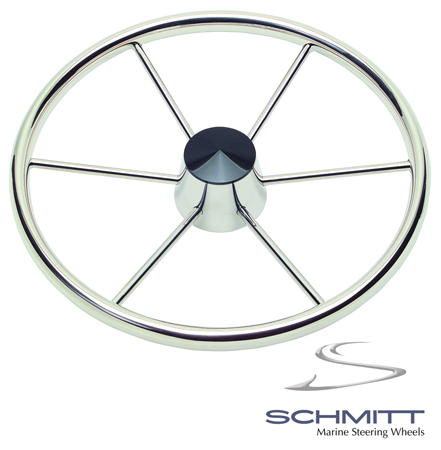 STEERINGWHEEL 20" S.S. DESTROYER 6SPK 10DEG 3/4T
