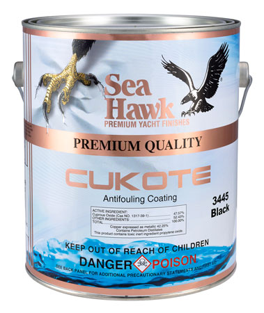 SEA HAWK ANTIFOULING PAINT CUKOTE ABLATIVE  (QUARTS OR GALLONS)