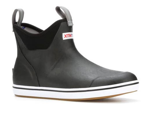 XTRATUF MENS ANKLE DECK BOOT 6" BLACK