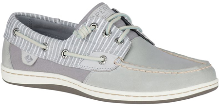 SPERRY TOPSIDER SONGFISH GREY STRIPES WOMENS SIZE 6