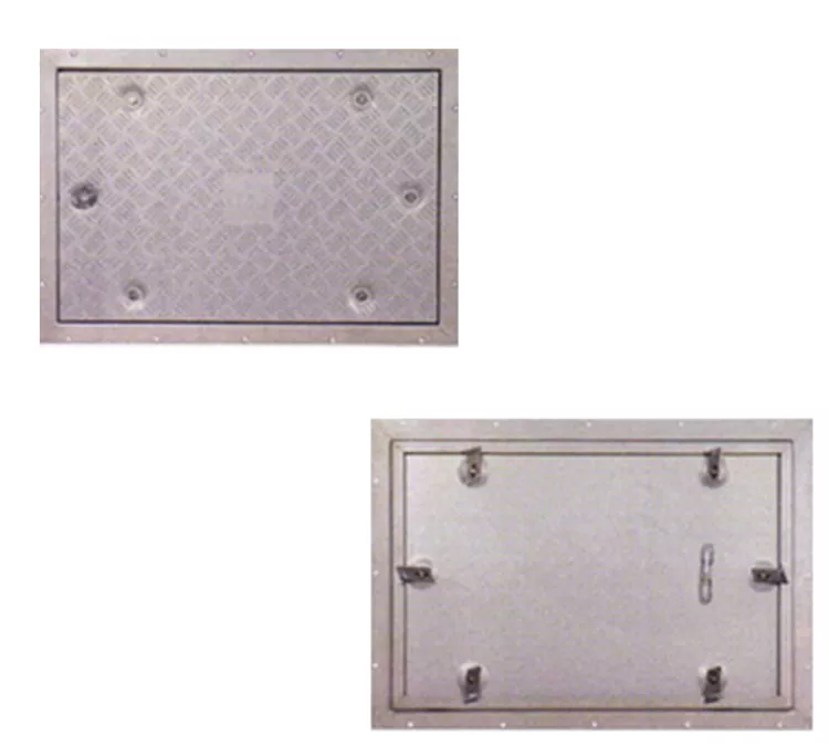 ANCHOR HATCHES ANODIZED ALUMINUM RECTANGLE 20" X 30"