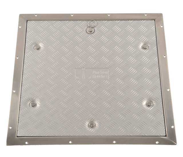 ANCHOR HATCHES ANODIZED ALUMINUM SQUARE 24" X 24"