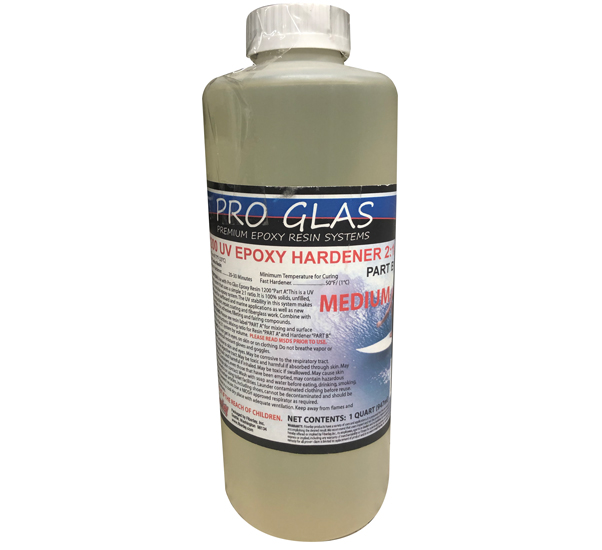 FIBERLAY EPOXY HARDENER 1200 2:1 MEDIUM QUART