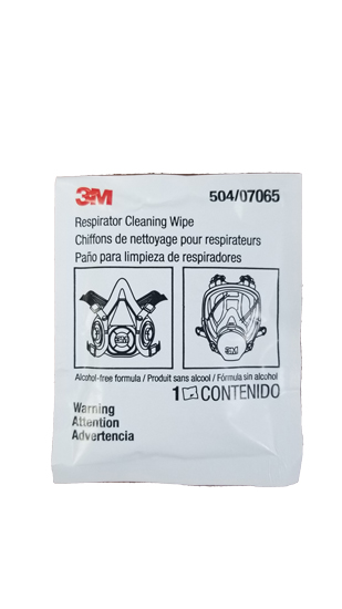 3 M CLEANING WIPES ALCOHOL FREE FOR RESPIRATORS (BY EACH)