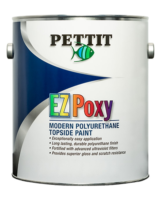 PETTIT PAINT EZ-POXY POLYEURETHANE TOPSIDE PAINT QUARTS, GALLONS OR AEROSOL
