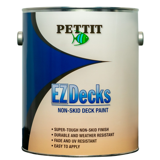 PETTIT PAINT EZ DECKS NON-SKID POLYURETHANE DECK PAINT QUARTS OR GALLONS