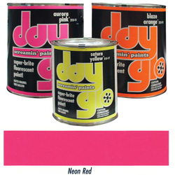 DAYGLO NEON RED BUOY PAINT QUART