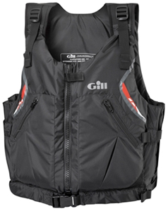 GILL PFD FRONT ZIP STEEL GREY YOUTH TYPE III