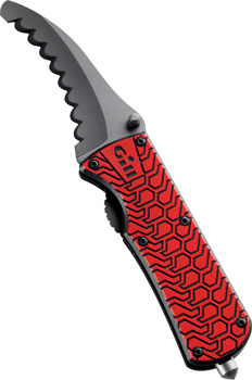 KNIFE PERSONAL RESCUE FOLDING TITANIUM COATED