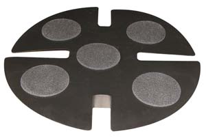 BOTTOM SUPPORT POLE CAP NON SKID FOR SHRINK WRAP
