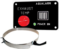 EXHAUST ALARM OVERHEAT 12V CHECK TEMPERATURE WET EXHAUST