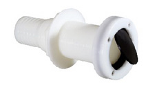 ATTWOOD THRU TRANSOM WITH SCUPPER 1-1/2"